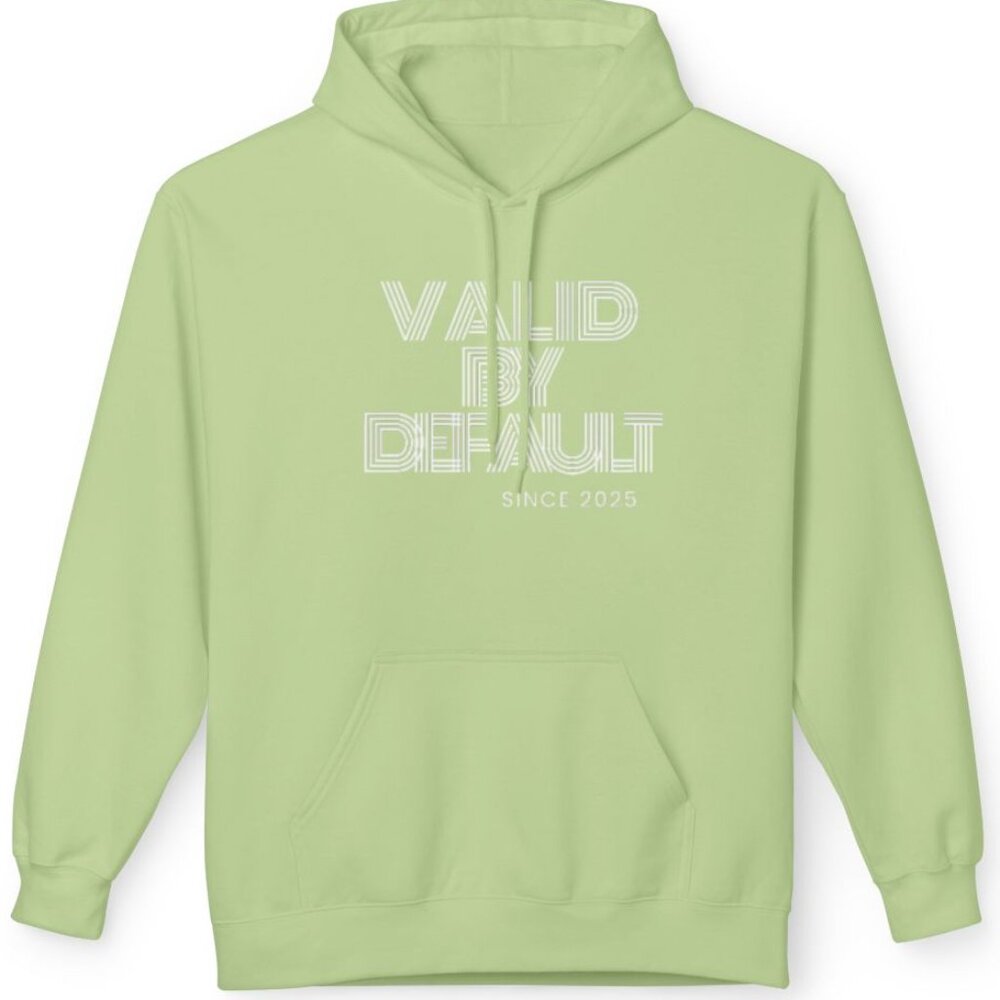 Valid By Default Hoodie (my brand)